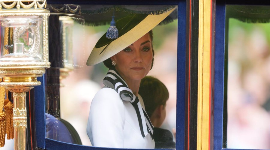 La Princesa de Gales reaparece en el desfile militar Trooping the Colour