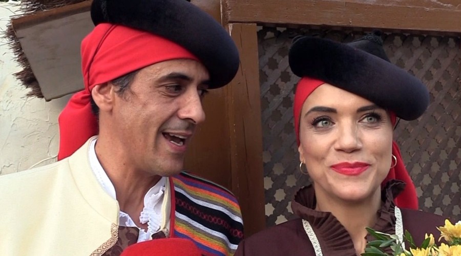 Víctor Janeiro y Beatriz Trapote, pregoneros de las fiestas de Grazalema